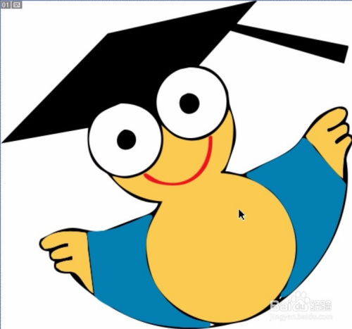 小博士卡通人像绘制