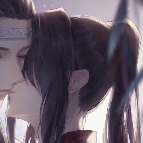 男生飞机头卡通头像魔道祖师