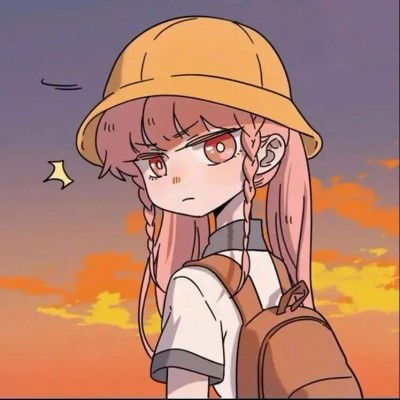 情侣卡通头像女孩阿桔