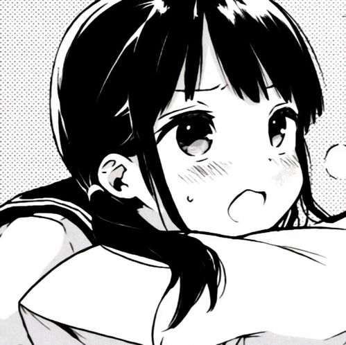 樱黑白日系女漫头含双马尾萝莉