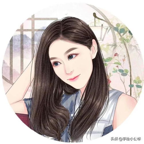 你的头像该换了,真人照片变成漫画头像,温馨优雅,青春永驻