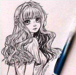他笔下的素描动漫,每一张都很吸睛,太美了......