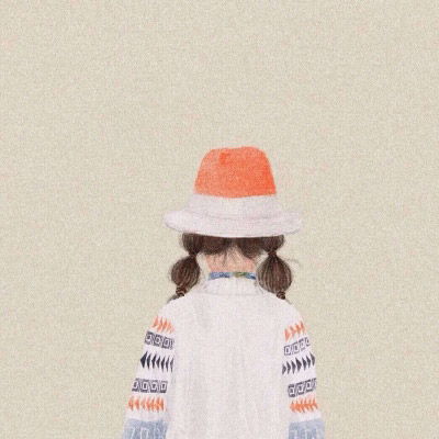 好看的动漫少女背影头像合适女生的微信头像图片