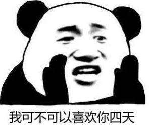 抖音我可不可以喜欢你四天表情包春天夏天秋天冬天
