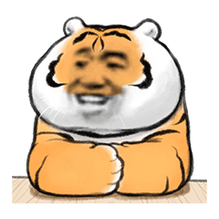 老虎熊猫头表情包