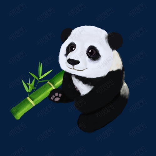手绘可爱国宝大熊猫素材图片免费下载高清psd千库网图片编号9832898