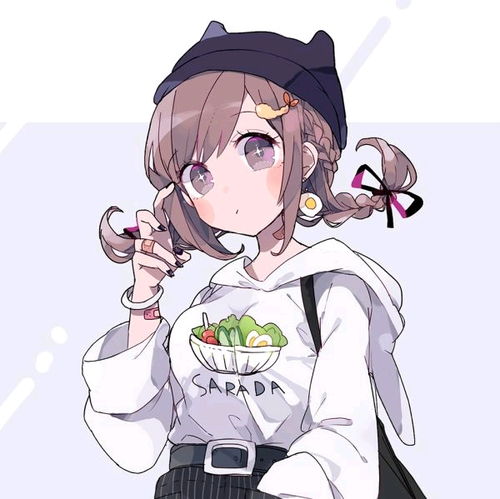 二次元可盐可甜的动漫女生头像
