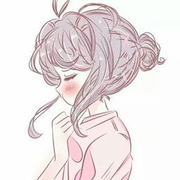 手绘可爱动漫女生头像粉色系少女心