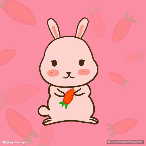 小兔子图片卡通头像miffy