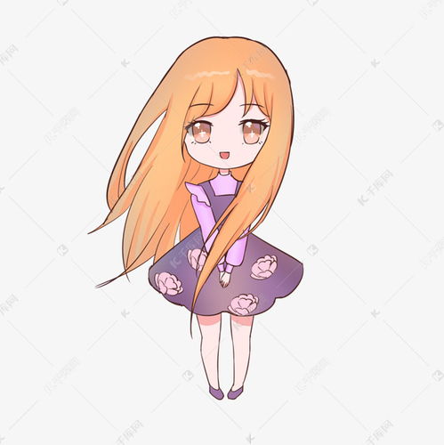可爱卡通女生q版漫画人物素材图片免费下载千库网