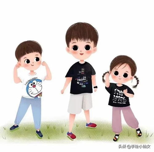 换一换你的头像吧多款亲子卡通漫画头像用漫画记录温馨的画面