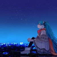 星空背景动漫人物头像微信头像图片大全