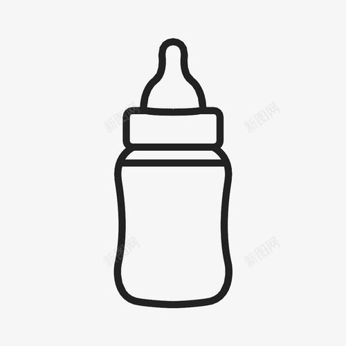 婴儿奶瓶儿童饮料图标标识标志ui图标设计图片免费下载页面网页平面电商创意素材幼儿图标
