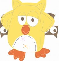 矢量卡通插画猫头鹰下载2044223
