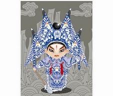 图片免费下载京剧卡通人物脸谱素材京剧卡通人物脸谱模板千图网