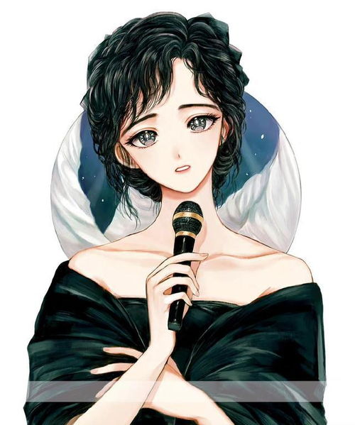 插画欣赏超有年代感的美少女插画
