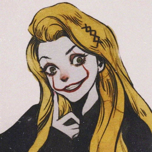 暗黑风迪士尼公主,全员小丑化,独眼白雪太吓人,艾莎笑得很妖媚