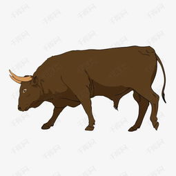 大公牛卡通素材图片免费下载高清装饰图案png千库网图片编号7607356