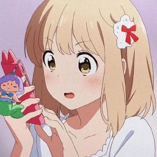 动漫女生头像我想与你一起度过这一天