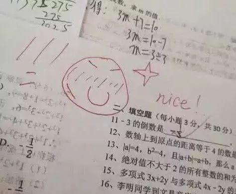 爆笑广西一中学表情包试卷走红网络,这样的试卷请给我来一打