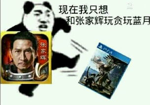 贪玩蓝月无水印表情包分享我只想和张家辉玩贪玩蓝月