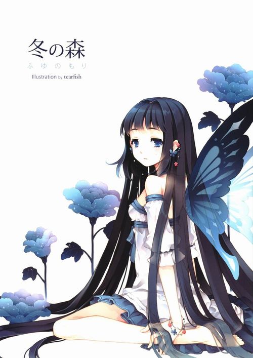 少儿创意美术动漫班日系漫画人物,好少女的感觉啊