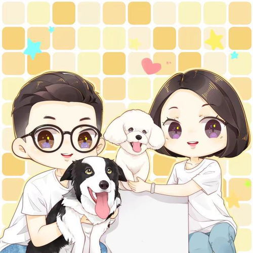 一张张真人q版的真人漫画微信头像,第一次送女朋友礼物