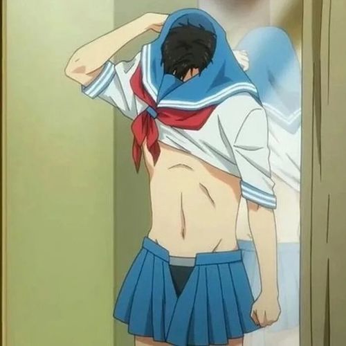 裤衩男卡通头像女生