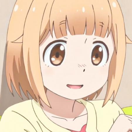 二次元卡通女孩头像,短发的女孩大大的眼睛