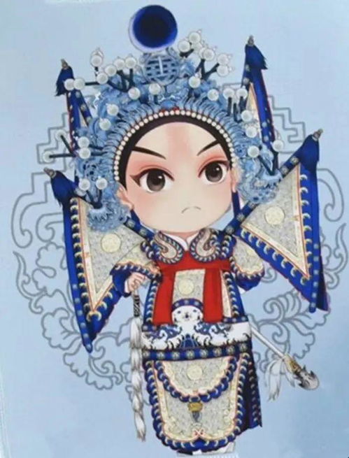 戏曲卡通q图合集戏曲也时尚