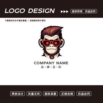 老虎logo卡通logo