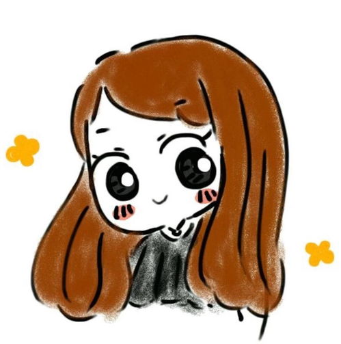 四人闺蜜卡通动漫头像两女一男