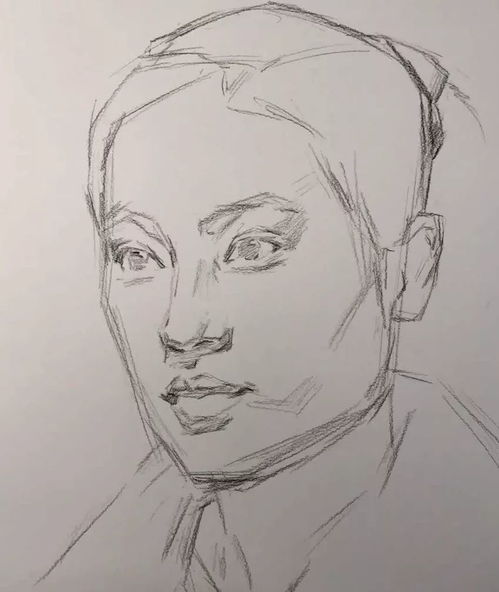 传奇绘画课堂回顾第三一集朱传奇教你画正面微侧专注神情的女青年素描头像