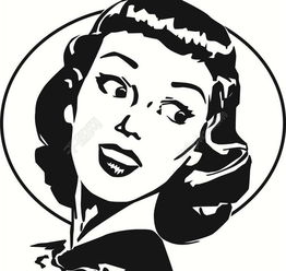 卡通女人形象矢量图免费下载eps格式编号16839473千图网