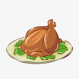 感恩节手绘美食诱人火鸡免抠素材图片素材其他格式下载动漫人物大全