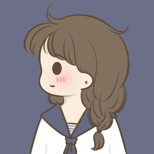 卡通手绘情侣头像