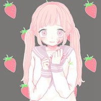 粉色头像动漫可爱粉色动漫女生头像