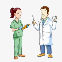 卡通手绘牙科医生图片素材其他格式下载动漫人物大全