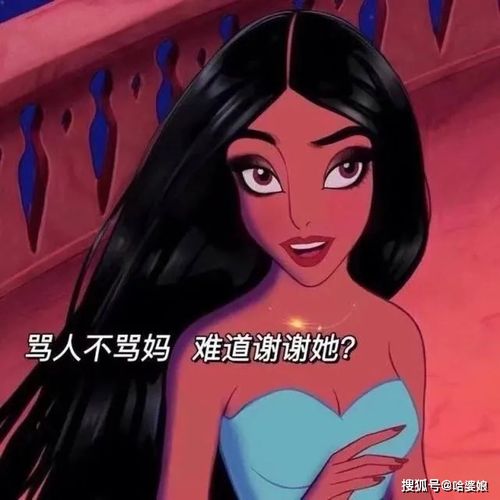 人间真实系列之x迪士尼公主搞笑沙雕表情包