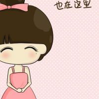 甜美卡通女生qq头像大眼睛卡通女生