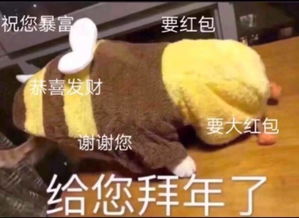 祝您暴要红包恭喜发财要大红包谢谢您给您拜年了拜年表情包发表情fabiaoqing.com