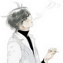 帅气的动漫男生戴眼镜微信头像6