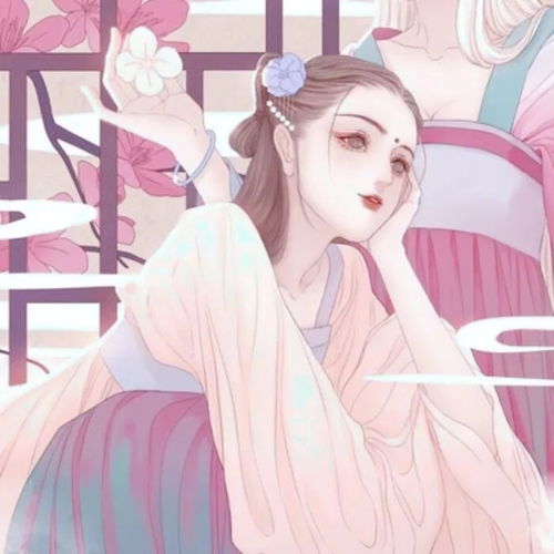 闺蜜头像古风卡通头像