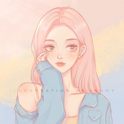 阿倾手绘可爱女生头像希望我们卡通动漫头像我要个性网