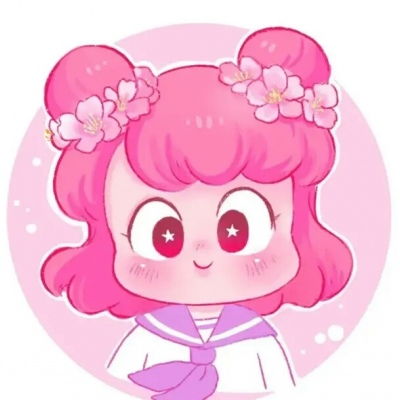 女生头像粉色卡通可爱动漫头像