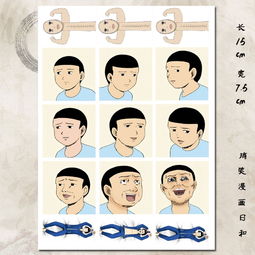 那些经典的表情的轮廓原型