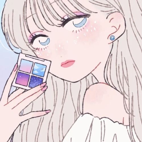手绘卡通闺蜜头像