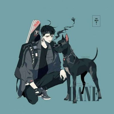 超个性的卡通头像男生,又有点另类的感觉