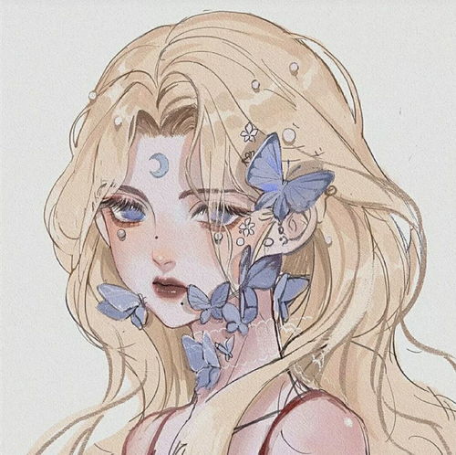 精选优质可爱甜美动漫女生头像79