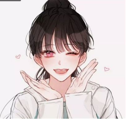 卡通动漫情侣人物头像二次元